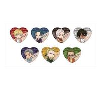 Medicos Acca 13 Ku Kansatsu Ka Acca 13 Territory Inspection Dept. Regards Heart Type Lame Acrylic Badge 1box 7pcs