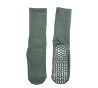 MediCounter Slipper Socks, Fall prevention, Hospital, Gym, Yoga, Sports Grip Socks - GREEN (Pair) Size: One Size
