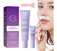 Medicpure Facial Hair Removal Cream - Gentle Face Hair Removal for Women, Painless Facial Hair Removals Cream Kit with Scraper, Instant Hair Removal, Lasting Smooth Skin, for All Skin Types (1)