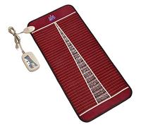 MediCrystal Infrared Heat Amethyst Tourmaline Mat - 48" L x 22" W - Natural Crystals - Adjustable FIR Heating 86°-158°F - Deep Warming Hot Stone Pad - for Back, Muscles & Joints Comfort & Health