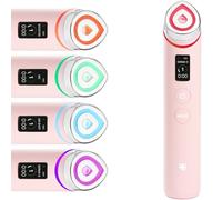 Medicube Age-R Booster Pro Pink 6-in-1 Real Glass Glow Beauty Massager Black