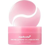 medicube Eye Patch PDRN Caffeine Collagen - Firming Gel Patches, 30 Pairs | Age-Defying Care with Retinol & Collagen - Gel Patches for the appearance of Dark Circles, Undereye Bags, Korean Skincare