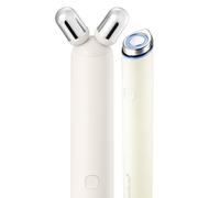 medicube Mini Booster Pro Plus Face Roller Device Set | 2-in-1 Massage & Skincare Device | Jawline Care & Depuffing | Face & Body Massager with 3 Vibration Modes | Korean Facial Device, Beige