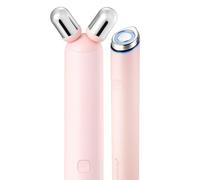 medicube Mini Booster Pro Plus Face Roller Device Set - Face & Body, Pink | 2-in-1 Massage & Skincare Device - Jawline Care & Depuffing, Face & Body Massager with 3 Modes, Korean Facial Device, Pink