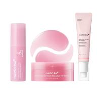 medicube PDRN 3-Step Eye Routine Set: PDRN Volume Multi Balm Stick, Eye Cream & Eye Patches - Target Fine Lines Around the Eyes, Smile Lines & Neck with Volufiline, Salmon DNA PDRN & Collagen