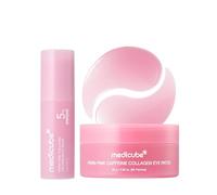 medicube PDRN Eye Glow Duo: PDRN Volume Multi Balm Stick & Eye Patches - PDRN Collagen Multi Balm for Firming & Radiance, PDRN Caffeine Eye Patches for the Look of Puffiness, Korean Skincare