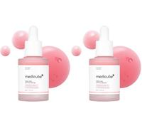 medicube PDRN Pink Peptide Serum with Salmon DNA (Pack of 2) | Pink Glow Serum - Peptides & Niacinamide for Hydration & Firm-Looking Skin, Uneven Tone Care, Korean Skincare, 30ml