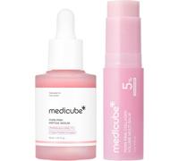 medicube PDRN Plump & Smooth Duo: PDRN Pink Collagen Volume Multi Balm Stick and Salmon DNA PDRN Pink Peptide Serum