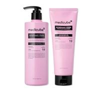 medicube Rosemary PDRN Purify & Nourish Shampoo and Conditioner Set | Korean Hair Care Set for Dry, Fine, Weak-Looking Hair, Amino Acid for Strength & Softness, Nourishing Yet Lightweight Formula