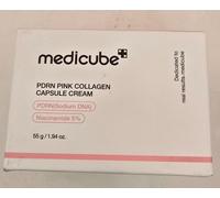 Medicube PDRN Pink Collagen Capsule Cream I Face Moisturizer | Lightweight Moisturizing Cream | PDRN, Niacinamide for Uneven Skin Tone, Glow hydration | Korean Skin Care 55g
