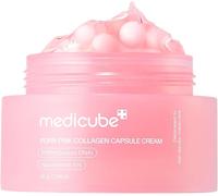 Medicube PDRN Pink Collagen Capsule Cream I Face Moisturizer | Lightweight Moisturizing Cream | PDRN, Niacinamide for Uneven Skin Tone, Glow hydration | Korean Skin Care 55g
