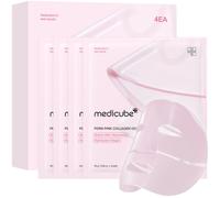 medicube Salmon DNA PDRN pink collagen jelly gel mask | overnight face mask for glass glow skin- elasticity, hydrating, firming and moisturizing |