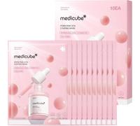 medicube Salmon DNA PDRN Pink Vitamin Coated Sheet Mask 10EA | Sheet Mask for Hydration, Firming, and Balanced Skin - Luxurious At-Home Care, Korean Skin Care, 0.77oz, 10ea