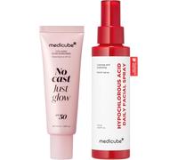medicube Sun Rescue Duo: Collagen Glow Sunscreen SPF 50 and Power Soothing Spray for Daily Sun Care and Hydration