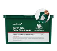 Medicube Super Cica Fast Daily Face Mask (30 Sheets) - Soothing and Moisturising Face Mask for 60 Seconds with 88% Cica, Instant Cooling and Moisturising - 1