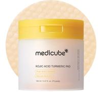 medicube Toner Pads Kojic Acid Turmeric Clarifying Toner Pad for Troubled Skin & Use After Spot Care, Soothing with Kojic Acid, Turmeric, Niacinamide, Glycolic Acid, Korean Skin Care, 70 Pads (1 Pack)