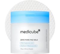 medicube Toner Pads Zero Pore Pad Mild 2.0 for Gentle Exfoliating | Gentle Calming Toner Pads for Pore Refining & Blackhead Removal with PHA - All Skin Types, Korean Skin Care, 70 Pads, 1 Pack