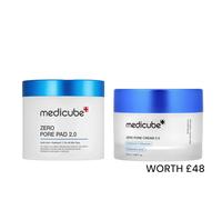 Medicube Zero Pore 2.0 Cream 50ml & Toner Pad 70 pcs Duo