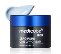 medicube Zero Pore One-Day Cream - Moisturizer for Pore & Oily Skin | Visible Pores & Excess Oil Care - Pore Refining with Panthenol, Salicylic Acid, and Niacinamide, Korean Skincare, 1.69 fl.oz