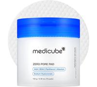 Medicube Zero Pore Pads 2.0 - Dual-Textured Facial Toner Pads for Exfoliation and Minimizing Pores with 4.5% AHA Lactic Acid & 0.45% BHA Salicylic