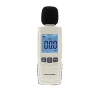 Medidor de nivel de sonido digital LCD Instrumento de medición de volumen de ruido profesional con retroiluminación LCD Rango de 30130 dB para el sitio de construcción de fábrica