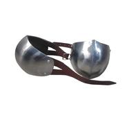 Medieval 14 Guage Heavy Steel Elbow Cops With Leather Lining- HMB Legal Renaissance Combat Armor for Fighting Combat Elbow Armor