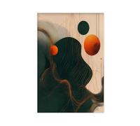Medieval Abstract Line Art Canvas Poster Wall Art Decor Print Picture Paintings for Living Room Bedroom Decoration 08x12inch(20x30cm)