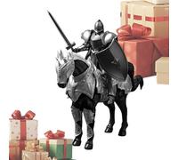 Medieval Action Figures | Assembly Required Multi-Jointed Movable Decoration - Medieval Knight Action Figures - for Bedside Table Bookshelf Desk Display Cabinet Living Room Study Room Office