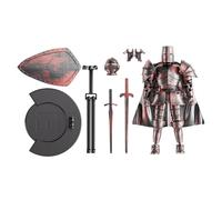 Medieval Action Figures, Multi-Joint Action Figure - Multi-Jointed Medieval Knight Full Body Model,Collectible Figurine Dining Table Booksheldif Mumeclor Decorati
