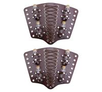 Medieval Alchemy Arm Guard Portion Bottle forms a wristband leather arm guard for vintage fashion lovers