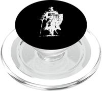 Medieval Armor Knight with Longsword Shield PopSockets PopGrip for MagSafe