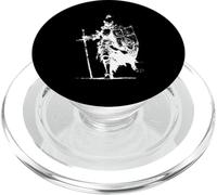 Medieval Armor Knight with Longsword Shield PopSockets PopGrip for MagSafe