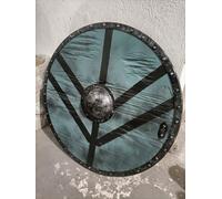 Medieval Authentic Battleworn Viking Shield The Last Kingdom Cosplay Battle Ready Shield Fully Functional Shield For Battle For Soldier/Warrior (24 Inches) (VIKING Warrior Lagertha Shield)