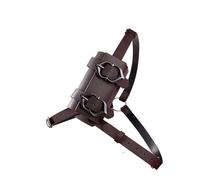 Medieval Back Sword Frog Holder Leather Weapon Sheath Holster Renaissance Viking Warrior Knight Assassin Costume Accessory, A-Brown, One size