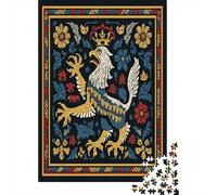Medieval Banner Pattern1000 Piece Impossible for Adults Games Gifts Kids Challenge Jigsaw