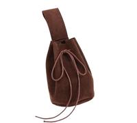 Medieval Belt Bag, Faux Leather Pack with Drawstring, Festival Accessories for Halloween Renaissances Costume Accessories Men