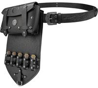 Medieval Belt Bag Set with Potion Vials - Black A