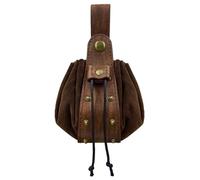 Medieval Belt Pouch Drawstring Bag Fantasy Event Waist Bag, Cosplay Party [Parallel import goods]