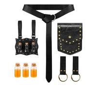 Medieval Belt Pouch Renaissance Belt Leather Waist Bag For Pirate Steampunk Costumes Ren Faire Cosplay LARP Fanny Pack Accessories