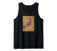Medieval Bestiary Peacock c. 1270 Tank Top