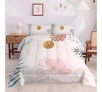 Medieval Bohemian Style Double Duvet Coverless, Reversible Design, Abstract Arches and Sun Comforter & 2 Pillow Cases for Bedroom Decor, 10.5 Tog Ultra Soft Microfibre, All Seasons sm1810