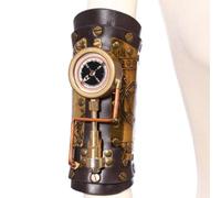 Medieval Bracers Novelty Steampunk Arm Cuff with Compass