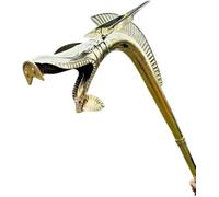Medieval Brass Tintignac Carnyx Celtic Deskford Playable Trumpet Horn War Knight Replica Battel Sound Gift Item