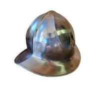 Medieval Burgundian Kettle Hat Helmet - Wearable Historical Reenactment Infantry Armour - Authentic Steel Medieval Helmet for LARP &