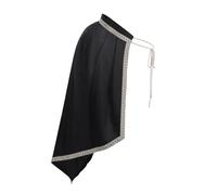 Medieval Cape, Half Shoulder Cape, Renaissance Scarf, Elegant Cloak for Cosplay, Theater, Masquerade or Halloween, Versatile Accessory for Carnival, School and Theme Events.