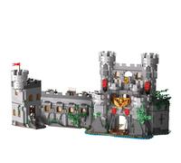 Medieval Castle Building Block Set for Adult, Medieval Sword of Holy Spirit Castle Display Model Kit, 3 in 1 Medieval Castle Toy Building Set, Creative Toy Building Set for Boys and Girls (2484 Pcs)