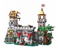 Medieval Castle Building Set for Adult Boys Girls, Vintage Medieval House Model, 3 in 1 Medieval Castle Toy Building Set, Halloween Home Decor, Birthday Gift (2568 Pcs)