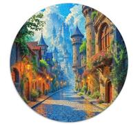 Medieval Castle Fantasy 1000 Piece Jigsaw Puzzle for Adults European Architecture Challenging Puzzles Educational Games Great Gift 1000pcs (67.5x67.5cm)