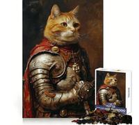 Medieval Cat 1000 Piece Puzzle For Teenagers Brain Exercise Snug Cut Home Activity Classic Xmas Gift (38x52cm)