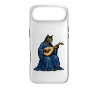 Medieval Cat Bard Playing Lute Manuscript Art Case for iPhone Air